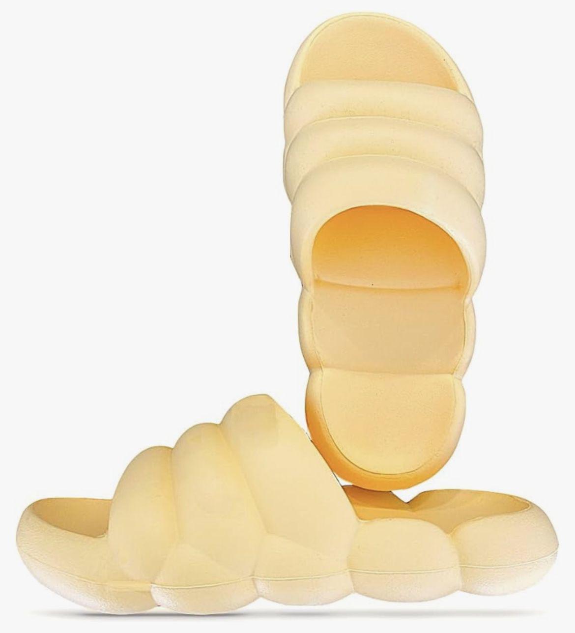 Billows Cloud Slip-Ons, Yellow, Size 8