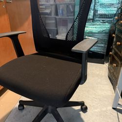 Chair, desk