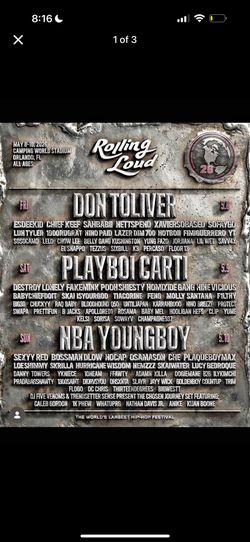 VIP Rolling Loud Orlando
