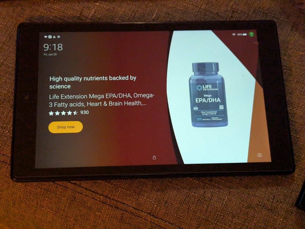 Amazon Fire Tab 10 (9th Generation) w/ Case