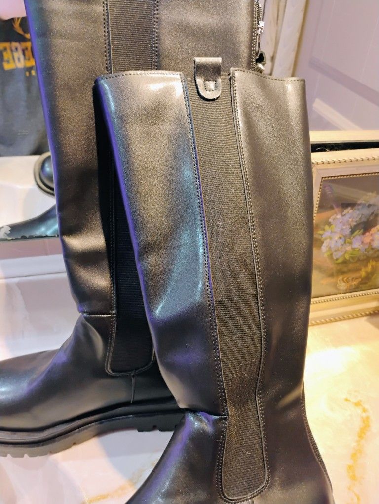 Black Leather Boots