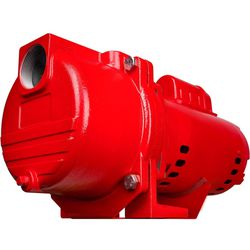 Red Lion RL-SPRK-150-BR 115/230 Volt, 1.5 HP, 71 GPM Cast Iron Sprinkler/Irrigation Pump with Brass Impeller, Red, (contact info removed)2
