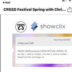 CRSSD Sunday Ticket 