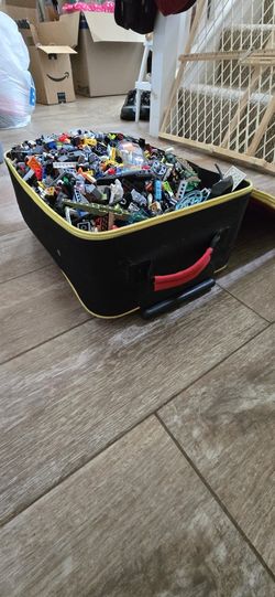 Lego Pieces  Suitcase Full