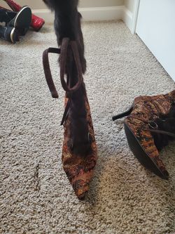 Paisley Heeled Boots