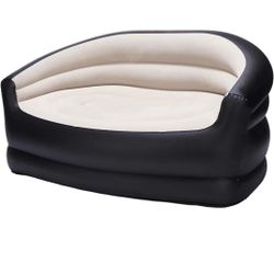 Inflatable Couch Air Sofa,Blow Up Chair Loveseat for Outdoor and Living Room