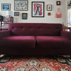 Sleek Purple Couch!