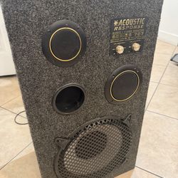 One acoustic response for car and house