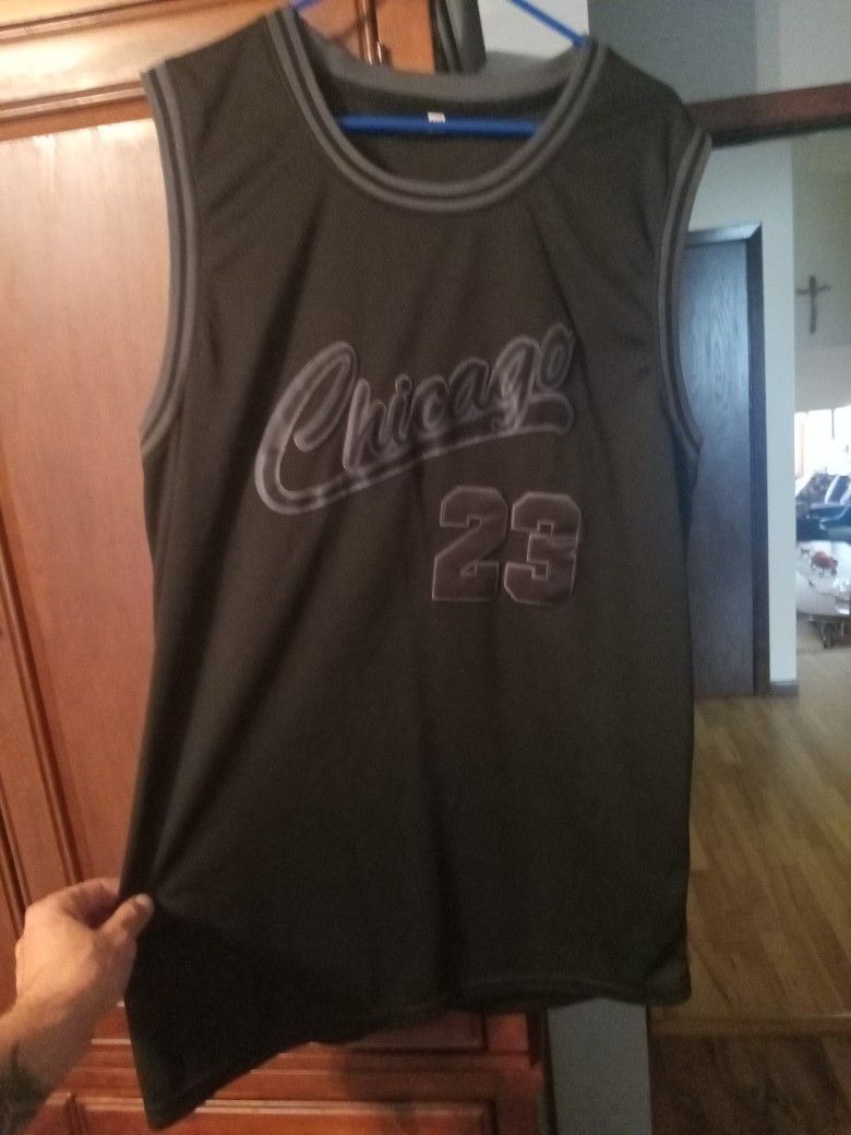 Jordan Chicago Bulls black Cat Jersey
