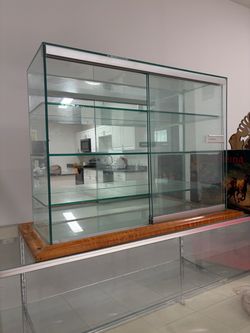 Glass shelves
