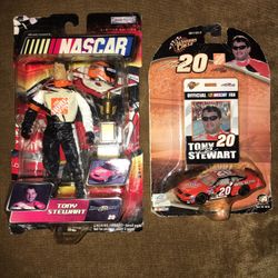 2004 Nascar Winners Circle Tony Stewart Car And Figure