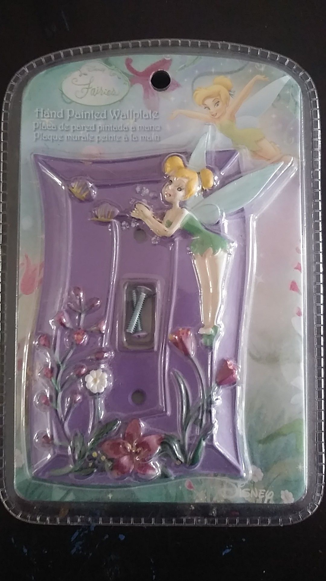 Tinker Bell wallplate light switch