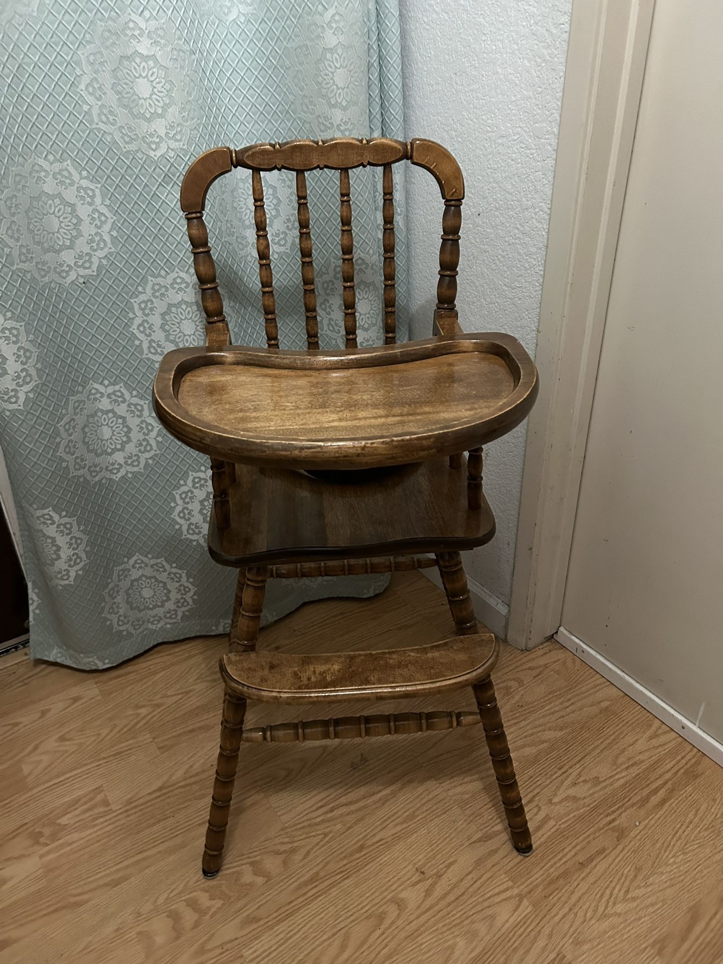 Baby Highchair Wood 