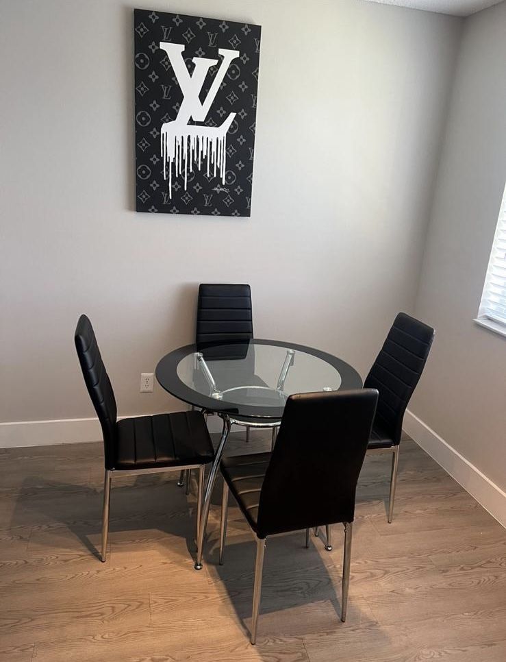 Dinner Table With 4 Chairs All New Furniture And Free Delivery