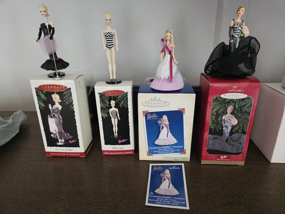 Barbie Ornaments/ each separate 