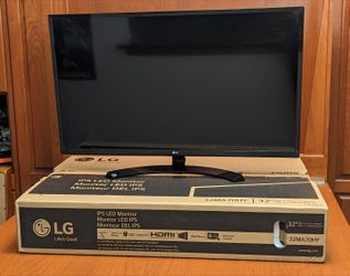 LG 32" IPS LED Monitor