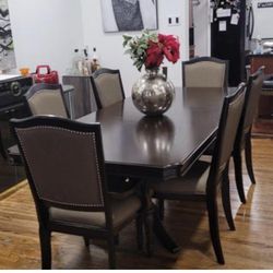 RAYMOHR&FLANNIGAN BAY CITY 7 PC. DINETTE SET