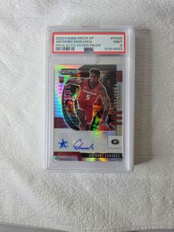 Anthony Edward's Hyper prizm rookie auto
