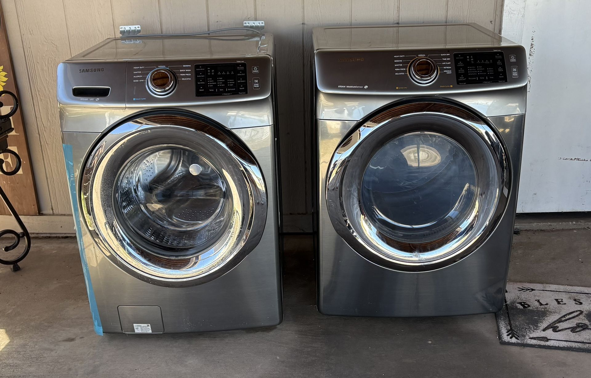 samsung washer and dryer 