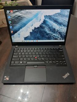 Fast Lenovo ThinkPad Ultrabook Business Class Laptop 14" Full HD Ryzen 5 Pro 16GB Ram 256GB SSD WiFi Camera Backlit Keyboard HDMI Thunderbolt Windows 