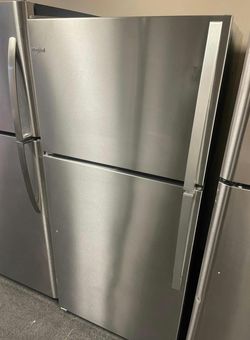 Whirlpool Top Mount Refrigerator Stainless Steel