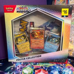 Pokemon TCG Scarlet & Violet Prismatic Evolutions Poster Collection Box
