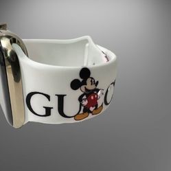 Gucci Mickey Mouse Apple Watch Band Size 42/44/45 Ml Series 1,2,3,4,5,6,7 SE