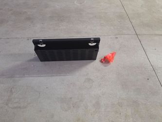 Jeep Wrangler rear door metal storage bin