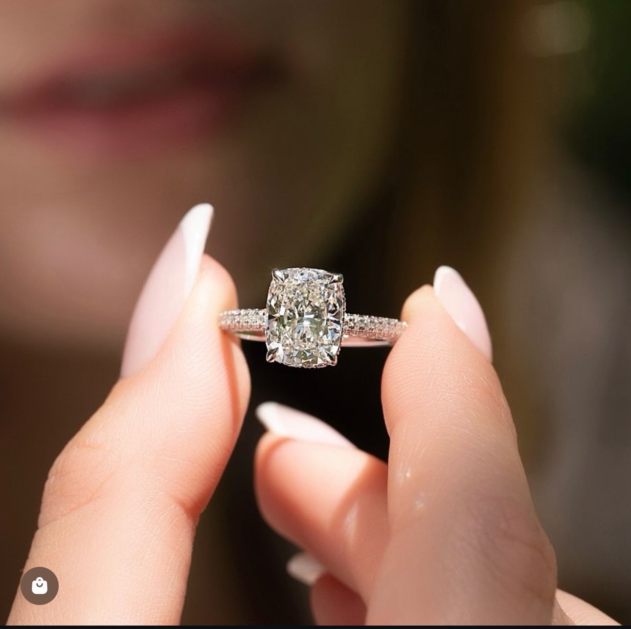 Cushion Cut Engagement Ring