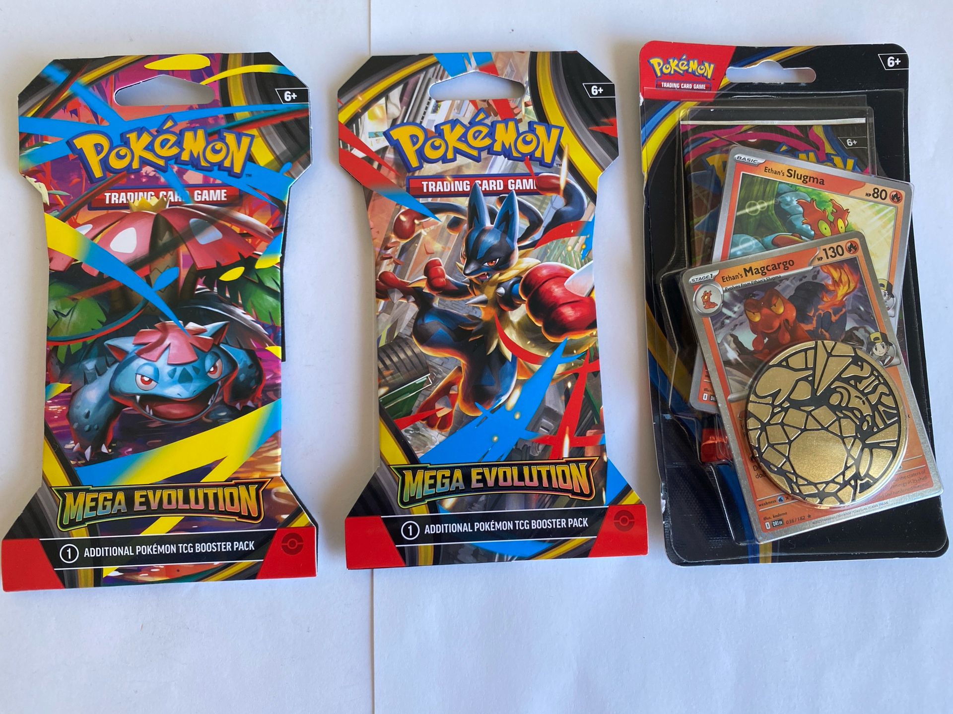Pokemon Mega Evolution/Flames Lot Of 3 Packs