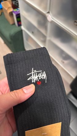Stussy Black Crew Socks