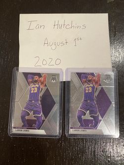 2019/20 Panini Mosaic base Lebron James