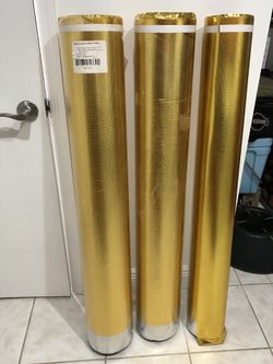 Brand new rolls of underlayment soundproofing flooring