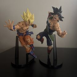 Goku & Bardock Figures