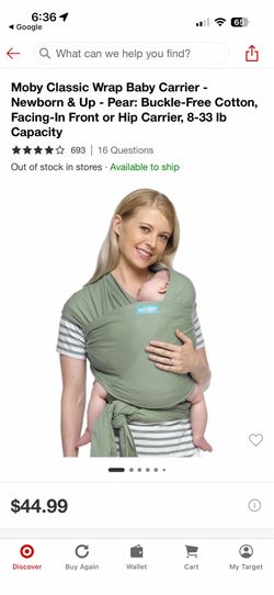 Moby disney baby wrap carrier