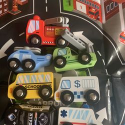 Toys For Little Boys (64 Cars, 6 Of Which Are Wooden + Parking Mat) P/up Brooklyn NY 11229