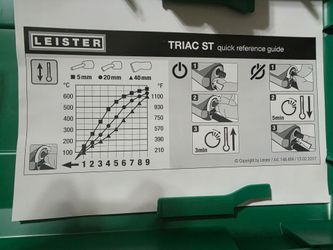 Triac ST Heat leister weld gun