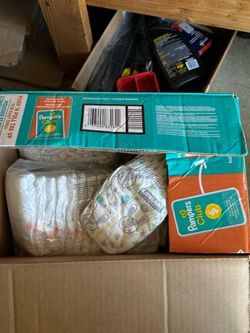 Box of diapers
