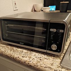 Ninja XL Dual Air Fryer Toaster Oven LIKE NEW 
