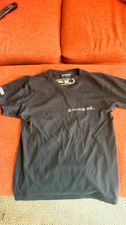 Papi NYC Men’s Black Sequin Logo T-Shirt – Size Medium
