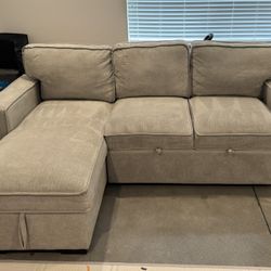 Beige Sofa 