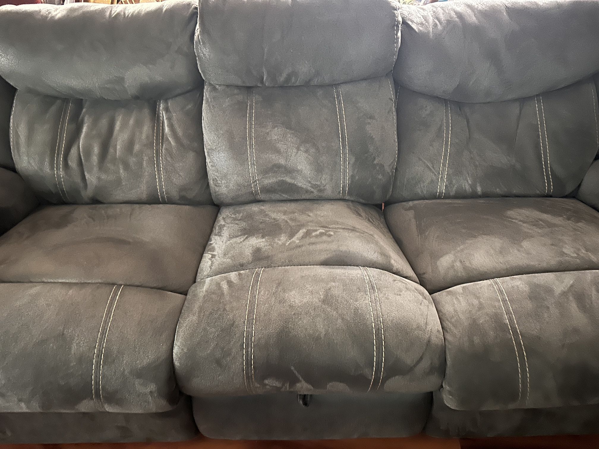 Recliner Sofa and Love Seat with Charging dock