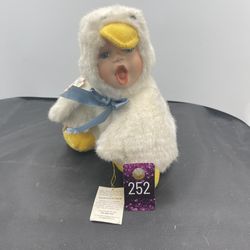 Geppeddo Cuddle Kids Domonique Duck 2002 With Tags