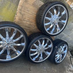 Llantas Y Rines Tires And Rims For Any Car Para Cualquier Carro 