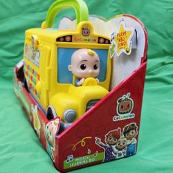 CoComelon Musical Learning Bus Number & Letter Recognition Phonetics Toy Plays BRAND NEW 