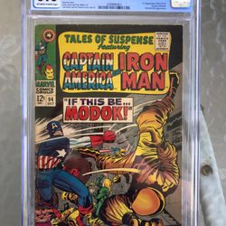 Tales of Suspense #94 (1967) CGC 6.0 — O/w to White Pages; 1st app. of M.O.D.O.K. 