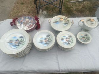 Japanese collectible plates