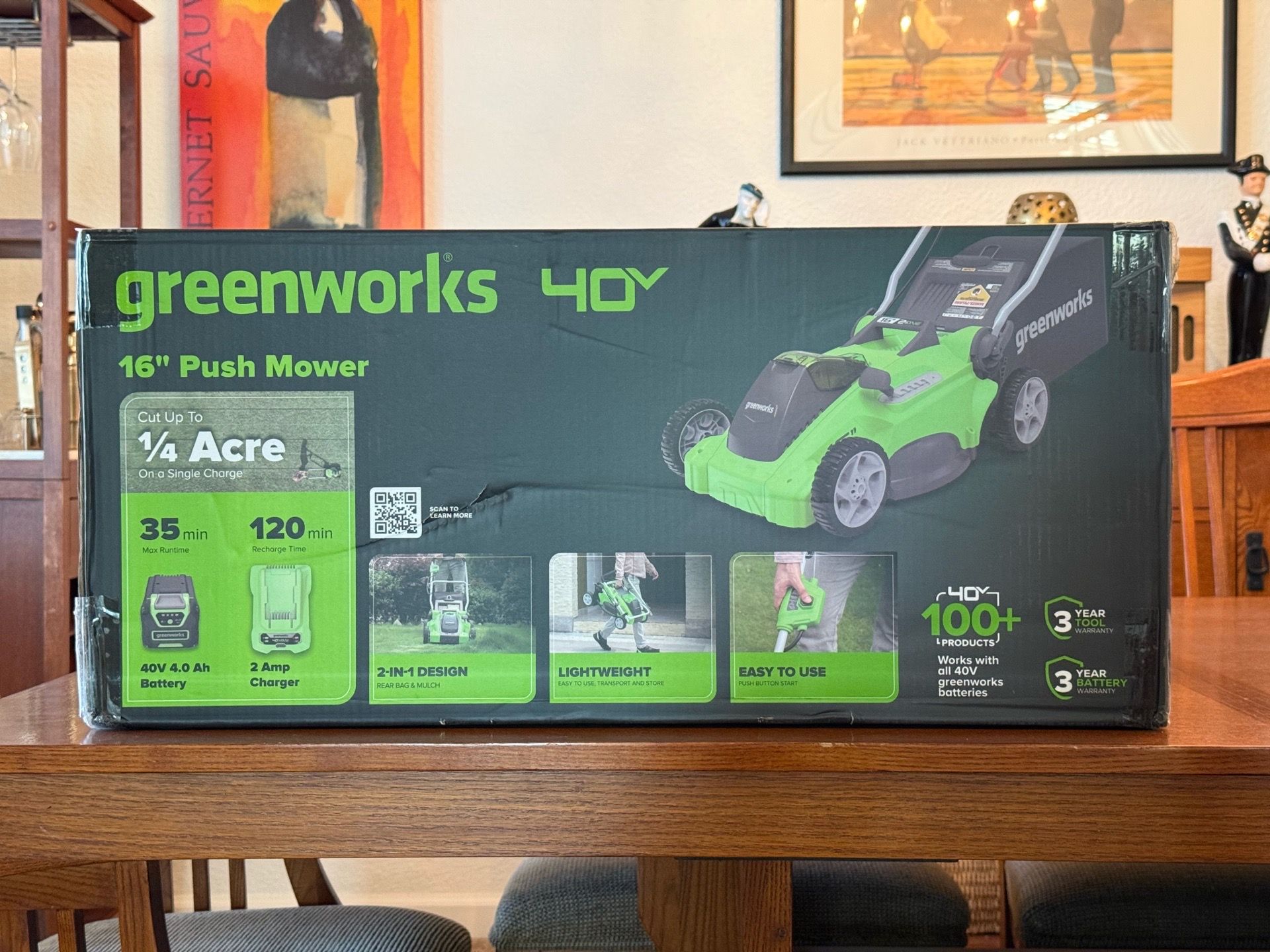 Greenworks lawnmower