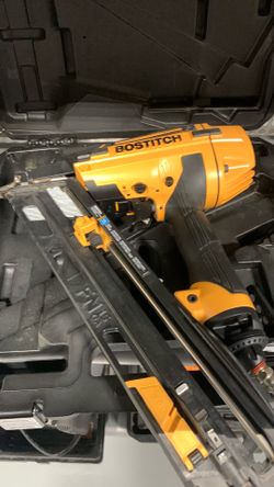 Bostitch Smart Point pneumatic finish nailer.