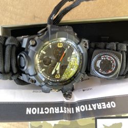 Brand New 23-in-1 Survival Military Digital Watch 